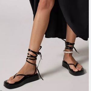 Platform thong sandal